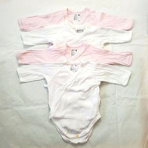 Uniqlo Baby (3-6M) Bodysuits (4-Pack)